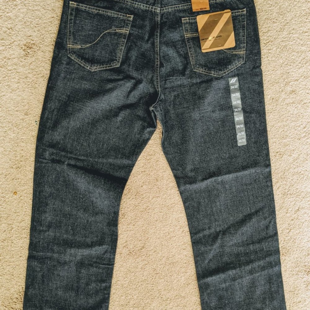 DKNY Mens Jeans Slim Straight 34x32 - Picture 4 of 4